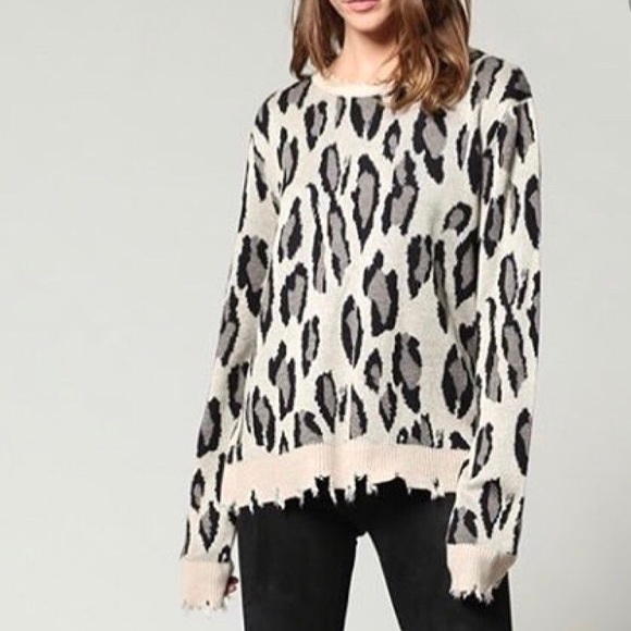 fate leopard sweater